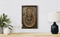 Khatu Shyam 3D Relief Mural Wall Art(Khatu Shyam 3d Relief Mural Wall Art Khatoo Elevate Your Space) -Artociti Sale Store khatu shyam 3d relief mural wall art 574