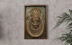 Khatu Shyam 3D Relief Mural Wall Art(Khatu Shyam 3d Relief Mural Wall Art Khatoo Elevate Your Space)