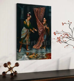 Kichaka Making Indecent Proposals To Sairandhri By Raja Ravi Varma Famous Canvas Painting(Kichaka Making Indecent Proposals To Sairandhri Draupadi By Raja Ravi Varma Famous Canvas Painting) 11 Kichaka Making Indecent Proposals To Sairandhri By Raja Ravi Varma Famous Canvas Painting(Kichaka Making Indecent Proposals To Sairandhri Draupadi By Raja Ravi Varma Famous Canvas Painting) -Artociti Sale Store kichaka making indecent proposals to sairandhri by raja ravi varma famous canvas painting 30x20 inches verma 439