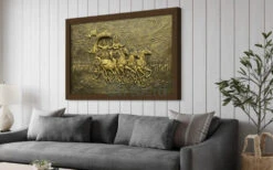Krishna Arjuna Rath Mahabharat 3D Relief Mural Wall Art(Krishna Arjuna Rath Mahabharat 3d Relief Mural Wall Art) 26 Krishna Arjuna Rath Mahabharat 3D Relief Mural Wall Art(Krishna Arjuna Rath Mahabharat 3d Relief Mural Wall Art) -Artociti Sale Store krishna arjuna rath mahabharat 3d relief mural wall art 834