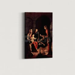 Krishna Drista - Viewing Of Infant Krishna By Raja Ravi Varma Famous Canvas Painting(Krishna Drista The Viewing Of The Infant Krishna By Raja Ravi Varma Famous Canvas Painting) -Artociti Sale Store krishna drista viewing of infant by raja ravi varma famous canvas painting 324