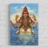 Kurma Avatar By Raja Ravi Varma Famous Canvas Painting(Kurma Avatar By Raja Ravi Varma Famous Canvas Painting) -Artociti Sale Store kurma avatar by raja ravi varma famous canvas painting 24x16 inches verma 853