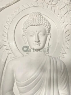 Large Size Buddha Under Tree 3D Relief Mural(Copy Of Large Size Buddha Under Tree 3d Relief Mural In Bronze Golden In Size 6x6 Feet) -Artociti Sale Store large size buddha under tree 3d relief mural 524