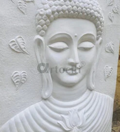 Large Size Calm And Peaceful Buddha 3D Relief Mural(Large Size 6x3 Feet Buddha Face 3d Relief Mural) -Artociti Sale Store large size calm and peaceful buddha 3d relief mural 186