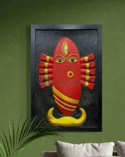 Maa Linga Bhairavi 3D Relief Mural Wall Art(Maa Linga Bhairavi 3d Relief Mural Wall Art) -Artociti Sale Store maa linga bhairavi 3d relief mural wall art 126