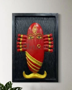 Maa Linga Bhairavi 3D Relief Mural Wall Art(Maa Linga Bhairavi 3d Relief Mural Wall Art) -Artociti Sale Store maa linga bhairavi 3d relief mural wall art 166