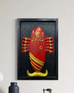Maa Linga Bhairavi 3D Relief Mural Wall Art(Maa Linga Bhairavi 3d Relief Mural Wall Art) -Artociti Sale Store maa linga bhairavi 3d relief mural wall art 862