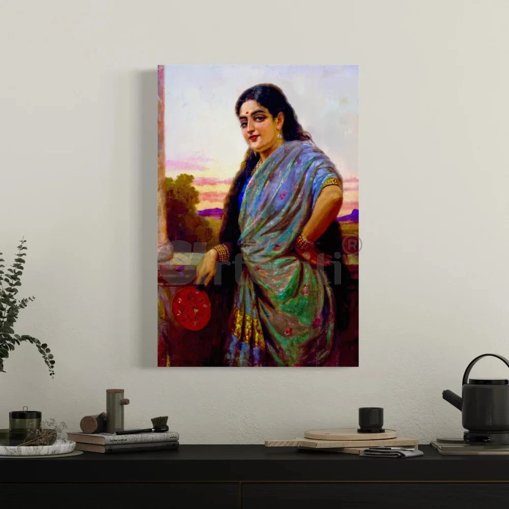 Manini By Raja Ravi Varma Famous Canvas Painting(Manini By Raja Ravi Varma Famous Canvas Painting) 3 Manini By Raja Ravi Varma Famous Canvas Painting(Manini By Raja Ravi Varma Famous Canvas Painting)