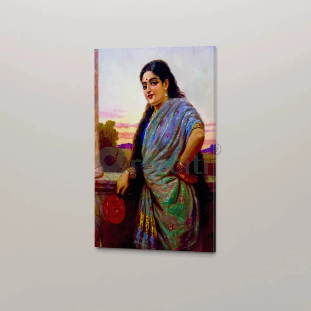 Manini By Raja Ravi Varma Famous Canvas Painting(Manini By Raja Ravi Varma Famous Canvas Painting) 5 Manini By Raja Ravi Varma Famous Canvas Painting(Manini By Raja Ravi Varma Famous Canvas Painting) - Image 3