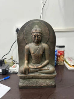 Meditating Bhumisparsha Buddha 3D Relief Sculpture Table Decor(Invoke Harmony 15 Inch Meditating Bhumisparsha Buddha 3d Relief Mural Transformative Wall Table Decor) 22 Meditating Bhumisparsha Buddha 3D Relief Sculpture Table Decor(Invoke Harmony 15 Inch Meditating Bhumisparsha Buddha 3d Relief Mural Transformative Wall Table Decor) -Artociti Sale Store meditating bhumisparsha buddha 3d relief sculpture table decor 256