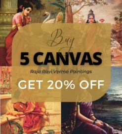 Mega Bundle: Buy 5 Raja Ravi Varma Paintings, Get 20% Off(Mega Bundle Buy 5 Raja Ravi Varma Paintings Get 20 Off)