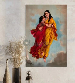 Menaka Takes Shakuntala To Heaven By Raja Ravi Varma Famous Canvas Painting(Menaka Takes Shakuntala To Heaven By Raja Ravi Varma Famous Canvas Painting) 14 Menaka Takes Shakuntala To Heaven By Raja Ravi Varma Famous Canvas Painting(Menaka Takes Shakuntala To Heaven By Raja Ravi Varma Famous Canvas Painting) -Artociti Sale Store menaka takes shakuntala to heaven by raja ravi varma famous canvas painting 24x16 inches verma 426