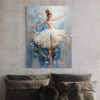 Modern Abstract Canvas Printing Of Dancing Ballet Girl(Grace In Motion Modern Abstract Canvas Printing Of Dancing Ballet Girl 44x32 Inches) -Artociti Sale Store modern abstract canvas printing of dancing ballet girl 30x20 inches 674