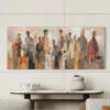 Multi-Figure Design Modern Abstract Canvas Painting(Multi Figure Design Modern Abstract Canvas Painting) -Artociti Sale Store multi figure design modern abstract canvas painting 439