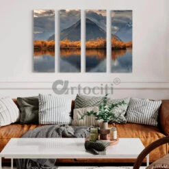 Nature Themed Modern Abstract Canvas Painting Set Of 4(Modern Abstract Canvas Painting 30x10 Inches Set Of 4) 10 Nature Themed Modern Abstract Canvas Painting Set Of 4(Modern Abstract Canvas Painting 30x10 Inches Set Of 4) -Artociti Sale Store nature themed modern abstract canvas painting set of 4 145