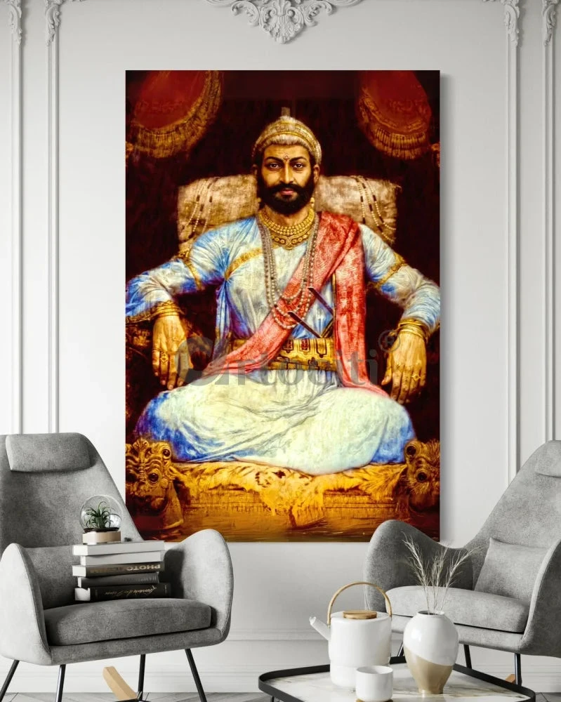 Original Image Of Chattrapati Shivaji Maharaj Giclee Canvas Art Print(Chattrapati Shivaji Maharaj Canvas Giclee Print) 5 Original Image Of Chattrapati Shivaji Maharaj Giclee Canvas Art Print(Chattrapati Shivaji Maharaj Canvas Giclee Print) - Image 3