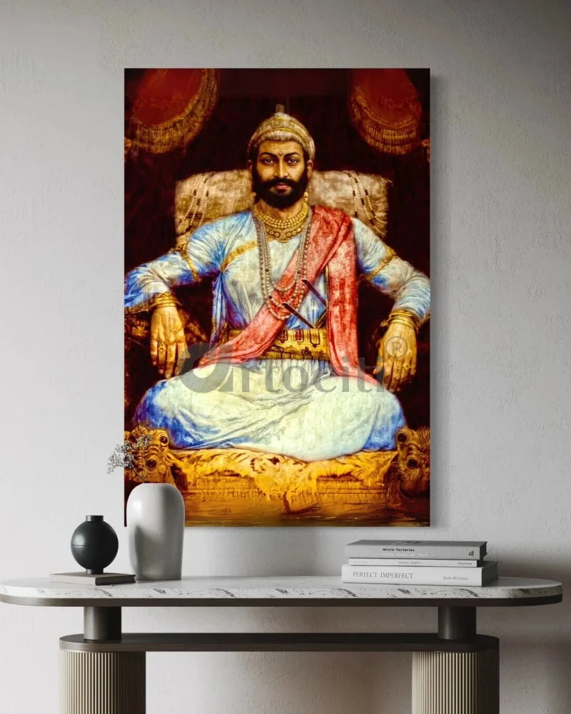 Original Image Of Chattrapati Shivaji Maharaj Giclee Canvas Art Print(Chattrapati Shivaji Maharaj Canvas Giclee Print) 7 Original Image Of Chattrapati Shivaji Maharaj Giclee Canvas Art Print(Chattrapati Shivaji Maharaj Canvas Giclee Print) - Image 5