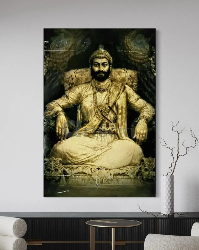 Original Image Of Chattrapati Shivaji Maharaj Giclee Canvas Art Print(Chattrapati Shivaji Maharaj Canvas Giclee Print) 9 Original Image Of Chattrapati Shivaji Maharaj Giclee Canvas Art Print(Chattrapati Shivaji Maharaj Canvas Giclee Print) - Image 7