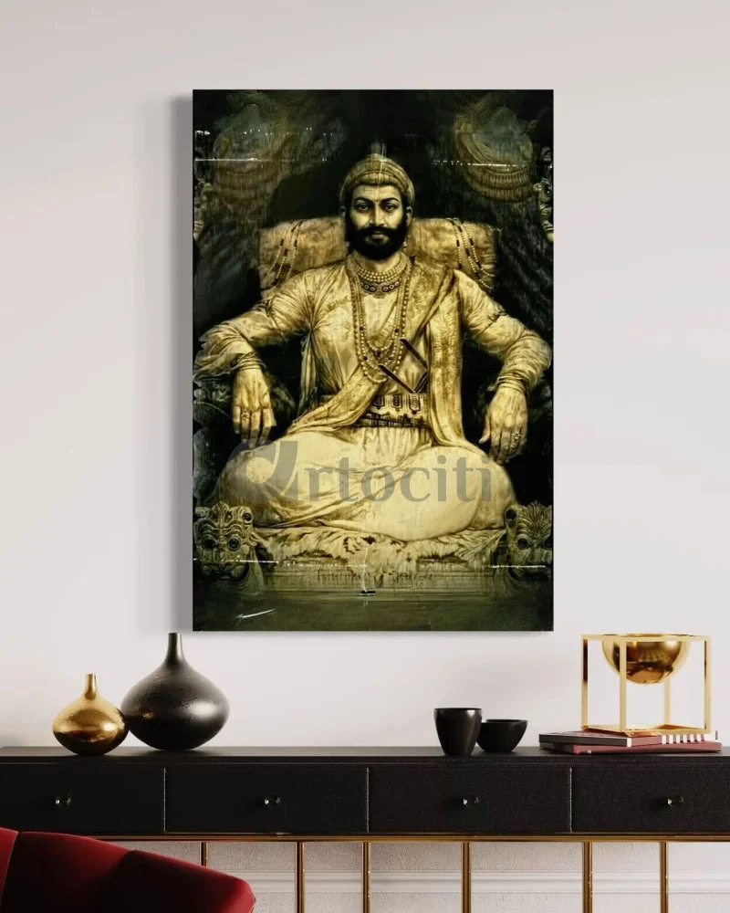 Original Image Of Chattrapati Shivaji Maharaj Giclee Canvas Art Print(Chattrapati Shivaji Maharaj Canvas Giclee Print) 11 Original Image Of Chattrapati Shivaji Maharaj Giclee Canvas Art Print(Chattrapati Shivaji Maharaj Canvas Giclee Print) - Image 9