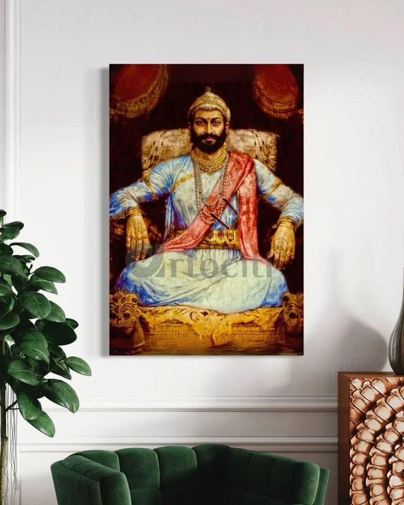 Original Image Of Chattrapati Shivaji Maharaj Giclee Canvas Art Print(Chattrapati Shivaji Maharaj Canvas Giclee Print) 3 Original Image Of Chattrapati Shivaji Maharaj Giclee Canvas Art Print(Chattrapati Shivaji Maharaj Canvas Giclee Print)