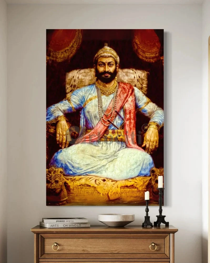 Original Image Of Chattrapati Shivaji Maharaj Giclee Canvas Art Print(Chattrapati Shivaji Maharaj Canvas Giclee Print) 6 Original Image Of Chattrapati Shivaji Maharaj Giclee Canvas Art Print(Chattrapati Shivaji Maharaj Canvas Giclee Print) - Image 4