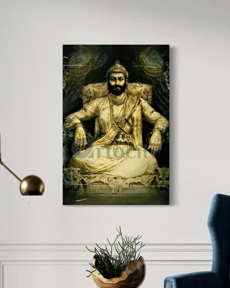 Original Image Of Chattrapati Shivaji Maharaj Giclee Canvas Art Print(Chattrapati Shivaji Maharaj Canvas Giclee Print) 8 Original Image Of Chattrapati Shivaji Maharaj Giclee Canvas Art Print(Chattrapati Shivaji Maharaj Canvas Giclee Print) - Image 6