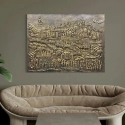 Artociti Sale Store -Artociti Sale Store palitana shatrunjay mountain 3d relief mural art 644