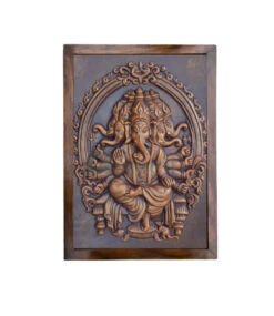 Panchmukhi Ganesha 3D Wall Art(Panchmukhi Ganesh 3d Wall Hanging) -Artociti Sale Store panchmukhi ganesha 3d wall art decor 182