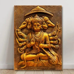Panchmukhi Hanuman 3D Relief Mural Wall Art(Panchmukhi Hanuman 3d Relief Mural Wall Art Bajrang Bali Wall Decor Ready To Hang) 15 Panchmukhi Hanuman 3D Relief Mural Wall Art(Panchmukhi Hanuman 3d Relief Mural Wall Art Bajrang Bali Wall Decor Ready To Hang) -Artociti Sale Store panchmukhi hanuman 3d relief mural wall art 162