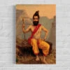 Parashuram Avatar By Raja Ravi Varma Famous Canvas Painting(Parashuram Avatar By Raja Ravi Varma Famous Canvas Painting) -Artociti Sale Store parashuram avatar by raja ravi varma famous canvas painting 24x16 inches verma 597