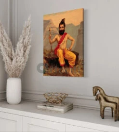 Parashuram Avatar By Raja Ravi Varma Famous Canvas Painting(Parashuram Avatar By Raja Ravi Varma Famous Canvas Painting) -Artociti Sale Store parashuram avatar by raja ravi varma famous canvas painting verma 388