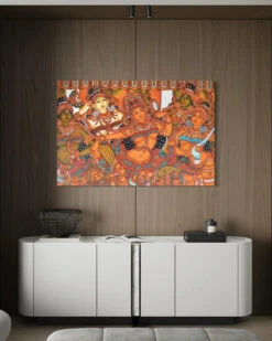 Parvathy Chamayam Kerala Mural Canvas Giclee Print(Parvathy Chamayam Kerala Mural Canvas Giclee Print Exquisite Divine Art) 16 Parvathy Chamayam Kerala Mural Canvas Giclee Print(Parvathy Chamayam Kerala Mural Canvas Giclee Print Exquisite Divine Art) -Artociti Sale Store parvathy chamayam kerala mural canvas giclee print 24x16 inch 721