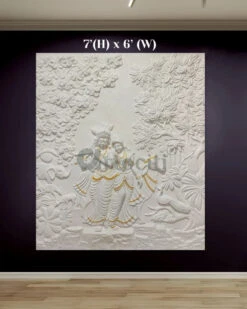 Radha Krishna 3D Elevation Sculpture Relief Mural Wall Art | Multiple Size Available(Radha Krishna 3d Elevation Sculpture Relief Mural Wall Art Multiple Size Available) -Artociti Sale Store radha krishna 3d elevation sculpture relief mural wall art multiple size available 791