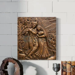 Radha Krishna 3D Wall Hanging(Radha Krishna 3d Wall Hanging) -Artociti Sale Store radha krishna 3d wall hanging 489