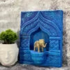 Rajasthani Jharokha Wall Decor | Colorful Wall Decor | Ready To Hang(Rajasthani Jharokha Wall Decor 01) -Artociti Sale Store rajasthani jharokha wall decor colorful ready to hang blue elephant brass idol 934