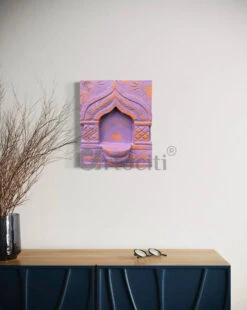 Rajasthani Jharokha Wall Decor | Colorful Wall Decor | Ready To Hang(Rajasthani Jharokha Wall Decor 01) -Artociti Sale Store rajasthani jharokha wall decor colorful ready to hang purple orange only 355