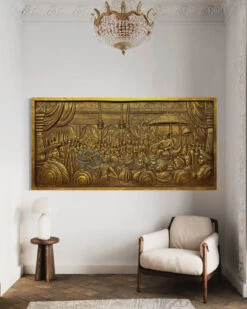 Rajyabhishek Of Chattrapati Shivaji Maharaj 3D Relief Mural Wall Art(6x3 Feet Rajyabhishek Coronation Of Chattrapati Shivaji Maharaj 3d Relief Mural Wall Art) -Artociti Sale Store rajyabhishek of chattrapati shivaji maharaj 3d relief mural wall art 181