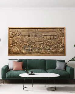 Rajyabhishek Of Chattrapati Shivaji Maharaj 3D Relief Mural Wall Art(6x3 Feet Rajyabhishek Coronation Of Chattrapati Shivaji Maharaj 3d Relief Mural Wall Art) -Artociti Sale Store rajyabhishek of chattrapati shivaji maharaj 3d relief mural wall art 384