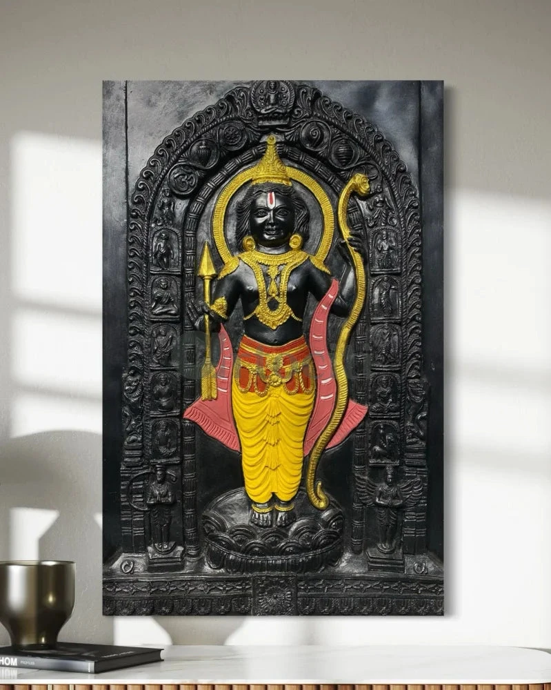 Ram Lalla Ji (Lord Ram) 3D Relief Mural Wall Art | Ram Darbar(Ram Lalla Ji Lord Ram 3d Relief Mural Wall Art Divine Majesty Shri Ram) 20 Ram Lalla Ji (Lord Ram) 3D Relief Mural Wall Art | Ram Darbar(Ram Lalla Ji Lord Ram 3d Relief Mural Wall Art Divine Majesty Shri Ram) - Image 18