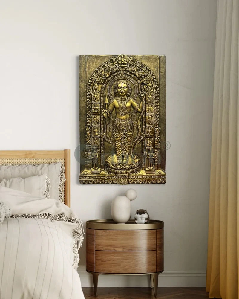 Ram Lalla Ji (Lord Ram) 3D Relief Mural Wall Art | Ram Darbar(Ram Lalla Ji Lord Ram 3d Relief Mural Wall Art Divine Majesty Shri Ram) 10 Ram Lalla Ji (Lord Ram) 3D Relief Mural Wall Art | Ram Darbar(Ram Lalla Ji Lord Ram 3d Relief Mural Wall Art Divine Majesty Shri Ram) - Image 8