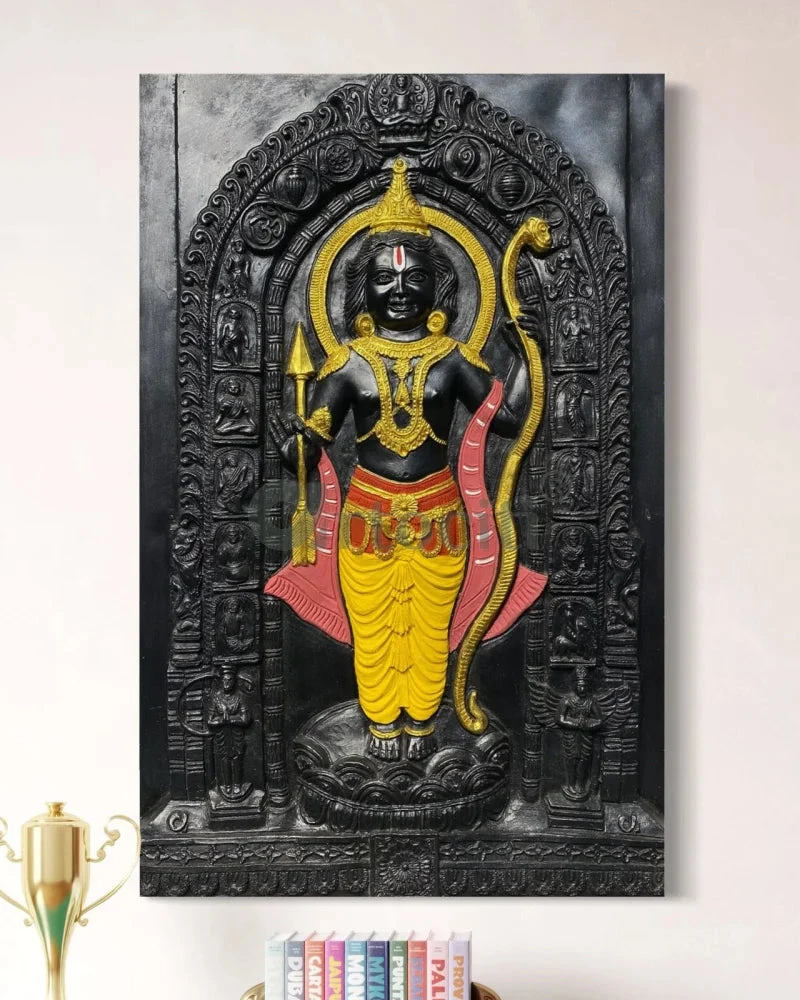 Ram Lalla Ji (Lord Ram) 3D Relief Mural Wall Art | Ram Darbar(Ram Lalla Ji Lord Ram 3d Relief Mural Wall Art Divine Majesty Shri Ram) 21 Ram Lalla Ji (Lord Ram) 3D Relief Mural Wall Art | Ram Darbar(Ram Lalla Ji Lord Ram 3d Relief Mural Wall Art Divine Majesty Shri Ram) - Image 19