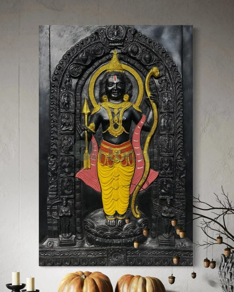 Ram Lalla Ji (Lord Ram) 3D Relief Mural Wall Art | Ram Darbar(Ram Lalla Ji Lord Ram 3d Relief Mural Wall Art Divine Majesty Shri Ram) 18 Ram Lalla Ji (Lord Ram) 3D Relief Mural Wall Art | Ram Darbar(Ram Lalla Ji Lord Ram 3d Relief Mural Wall Art Divine Majesty Shri Ram) - Image 16