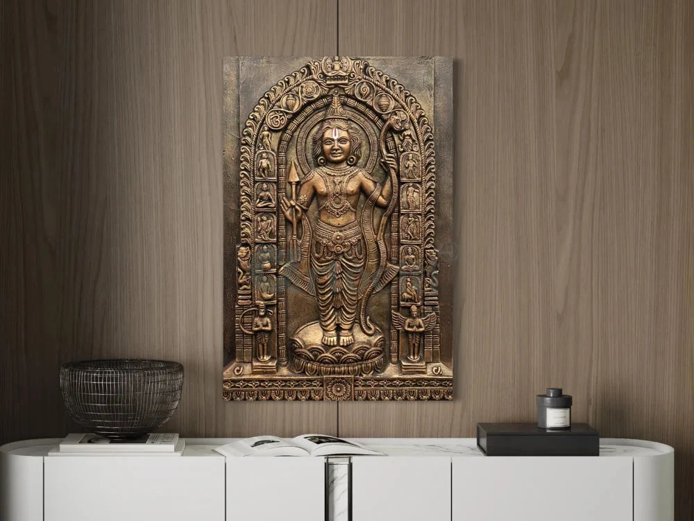 Ram Lalla Ji (Lord Ram) 3D Relief Mural Wall Art | Ram Darbar(Ram Lalla Ji Lord Ram 3d Relief Mural Wall Art Divine Majesty Shri Ram) 15 Ram Lalla Ji (Lord Ram) 3D Relief Mural Wall Art | Ram Darbar(Ram Lalla Ji Lord Ram 3d Relief Mural Wall Art Divine Majesty Shri Ram) - Image 13