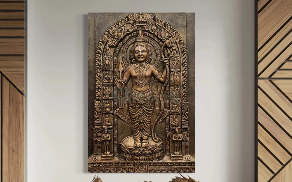 Ram Lalla Ji (Lord Ram) 3D Relief Mural Wall Art | Ram Darbar(Ram Lalla Ji Lord Ram 3d Relief Mural Wall Art Divine Majesty Shri Ram) 16 Ram Lalla Ji (Lord Ram) 3D Relief Mural Wall Art | Ram Darbar(Ram Lalla Ji Lord Ram 3d Relief Mural Wall Art Divine Majesty Shri Ram) - Image 14