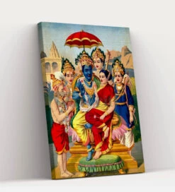 Ramapanchayan By Raja Ravi Varma Famous Canvas Painting(Ramapanchayan By Raja Ravi Varma Famous Canvas Painting) -Artociti Sale Store ramapanchayan by raja ravi varma famous canvas painting 30x20 inches verma 924