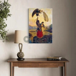 Ravana Slaughtering Jatayu By Raja Ravi Varma Famous Canvas Painting(Ravana Slaughtering Jatayu The Vulture By Raja Ravi Varma Famous Canvas Painting) -Artociti Sale Store ravana slaughtering jatayu by raja ravi varma famous canvas painting verma 355