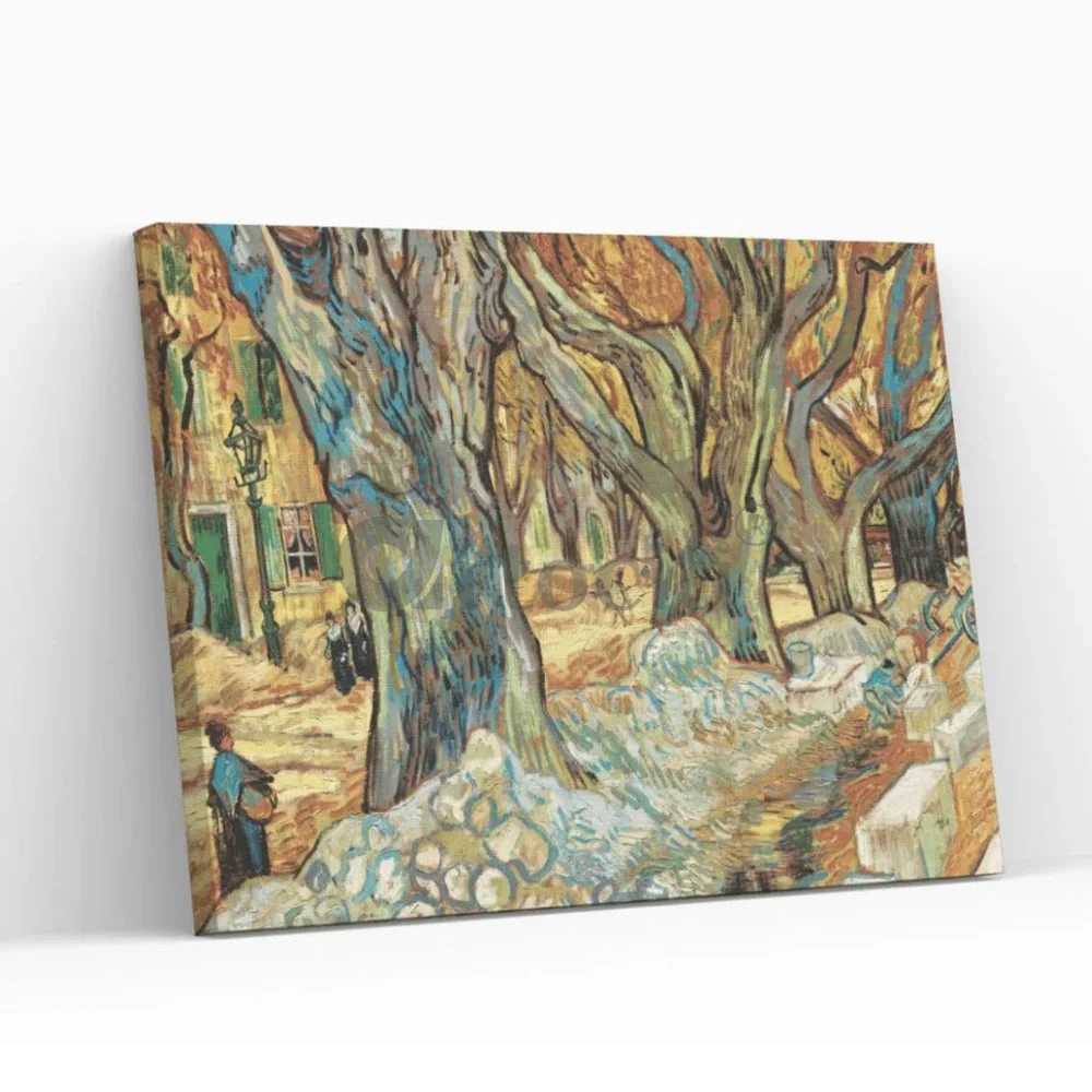 Road Menders At Saint-Remy By Vincent Van Gogh Large Size Canvas Painting(Road Menders At Saint Remy By Vincent Van Gogh Large Size 22x28 Inches Canvas Painting High Quality Giclee Print Ready To Hang) 5 Road Menders At Saint-Remy By Vincent Van Gogh Large Size Canvas Painting(Road Menders At Saint Remy By Vincent Van Gogh Large Size 22x28 Inches Canvas Painting High Quality Giclee Print Ready To Hang) - Image 3