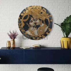 Round Duet Radhakrishna Canvas Giclee Print Round Canvas Wall Art(Round Duet Radhakrishna Canvas Giclee Print Round Canvas Wall Art) 12 Round Duet Radhakrishna Canvas Giclee Print Round Canvas Wall Art(Round Duet Radhakrishna Canvas Giclee Print Round Canvas Wall Art) -Artociti Sale Store round duet radhakrishna canvas giclee print wall art 16x16 inch 625