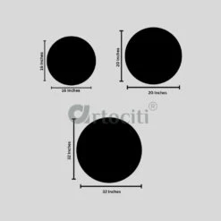 Round Lord Ganesha Canvas Giclee Print Round Canvas Wall Art(Round Lord Ganesha Canvas Giclee Print Ganapati Round Canvas Wall Art Canvas Wall Plates) -Artociti Sale Store round lord ganesha canvas giclee print wall art 523