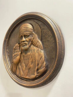 Sai Baba 3D Wall Hanging | Wall Decor(Sai Baba 3d Wall Hanging 3 D Wall Art Spiritual Wall Art Unique Wall Decor Ready To Hang) -Artociti Sale Store sai baba 3d wall hanging decor 413